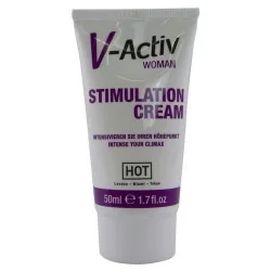 Hot - Creme Estimulante V-activ Para Mulheres 50 Ml