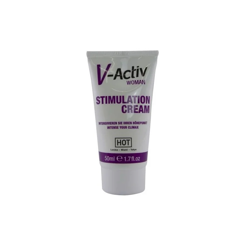Hot - Creme Estimulante V-activ Para Mulheres 50 Ml