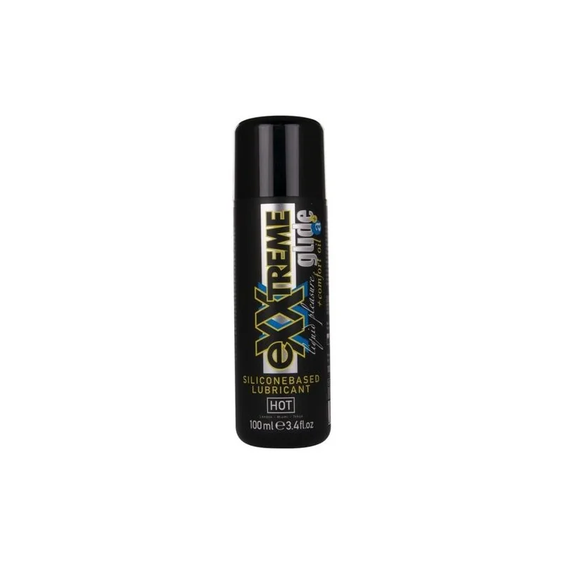 Hot - Exxtreme Glide Lubrificante À Base De Silicone + Óleo Confortante A+ 100 Ml
