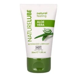 Hot - Nature Lube À Base De Água Com Aloe Vera 30 Ml