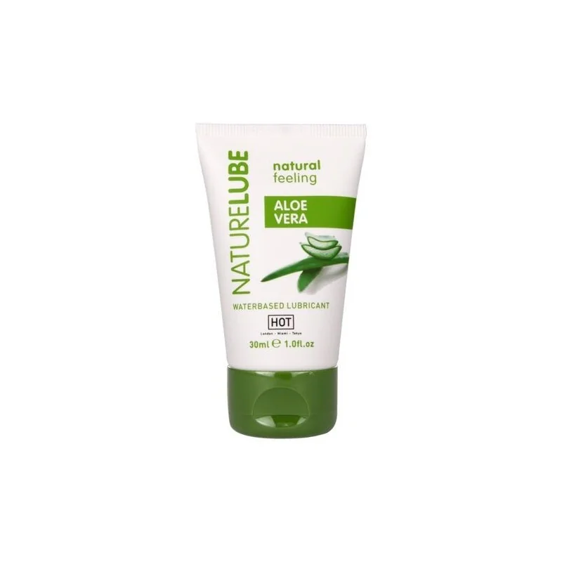 Hot - Nature Lube À Base De Água Com Aloe Vera 30 Ml