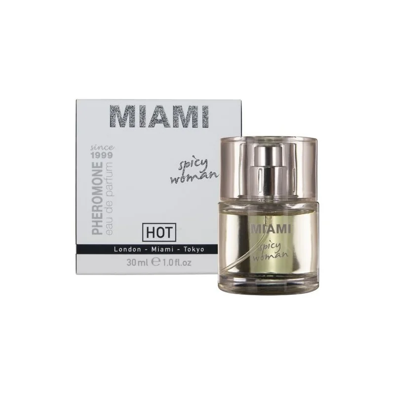 Hot - Perfume De Feromônios Miami Spicy Woman 30 Ml
