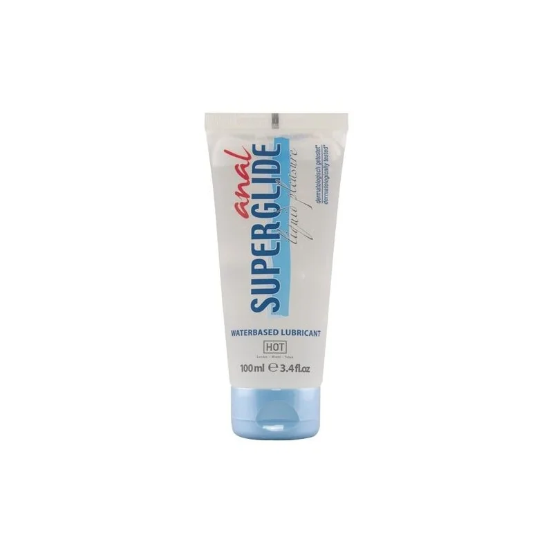 Hot - Anal Superglide Lubrificante Líquido Para Prazer Anal 100 Ml
