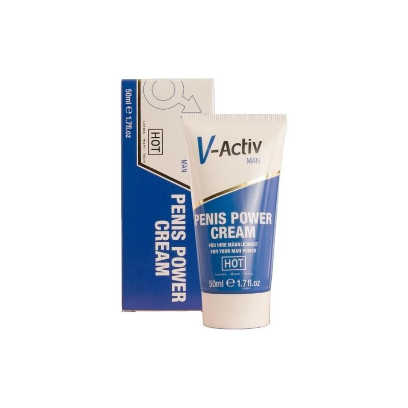 Hot - Creme Para Potência Peniana V-activ Para Homens 50 Ml