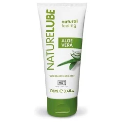 Hot - Nature Lube À Base De Água Com Aloe Vera 100 Ml
