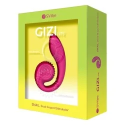 Snail Vibe - Gizi Lite Vibrador Rosa Duplo Para Ponto G E Clitóris