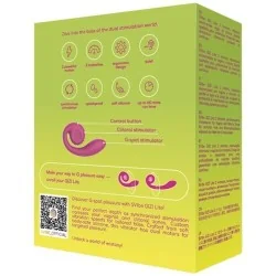 Snail Vibe - Gizi Lite Vibrador Rosa Duplo Para Ponto G E Clitóris