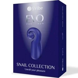 Snail Vibe - Evo Para Ele Masturbador Masculino Slide Nroll Azul Escuro