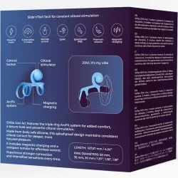 Snail Vibe - Anel De Casal Jovi Arc Com Controle Remoto Azul