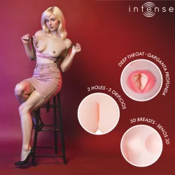 Intense Dolls - Ingrid Boneca Inflável Com Três Orifícios