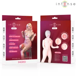 Intense Dolls - Ingrid Boneca Inflável Com Três Orifícios