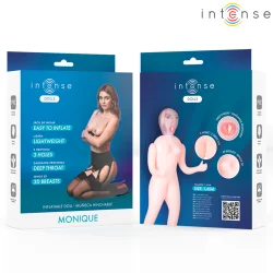 Intense Dolls - Boneca Inflável Monique Com Três Orifícios