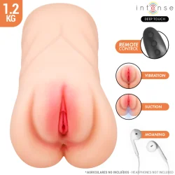 Intense Deep Touch - Krista Masturbador Vaginal Vibratório Com Gemidos e Controle Remoto