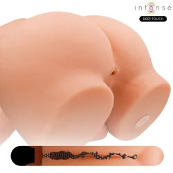 Intense Deep Touch - Torso Richie Com Ânus e Dildo Realista Com Função De Empurrar e Vibrar, Controle Remoto, 4,7 Kg
