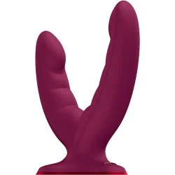 Fun Factory - Ryde Duplo Dildo Vinho Vermelho