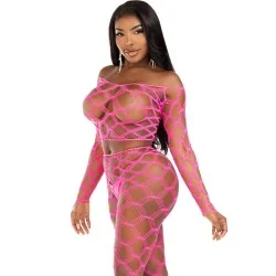 Leg Avenue - Top & Leggins Hardcore Fúcsia