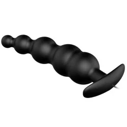Pretty Love - Plug Anal Estimulação Extra De Silicone e 12 Modos De Vibração Preto
