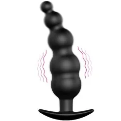 Pretty Love - Plug Anal Estimulação Extra De Silicone e 12 Modos De Vibração Preto