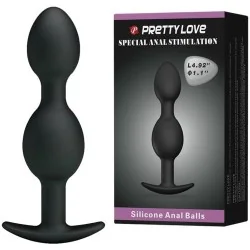 Gemini said Pretty Love - Bolas Anais De Silicone 12.5 cm Pretas