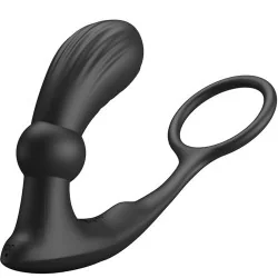 Pretty Love - Anel Anal e Vibrador Warren Black