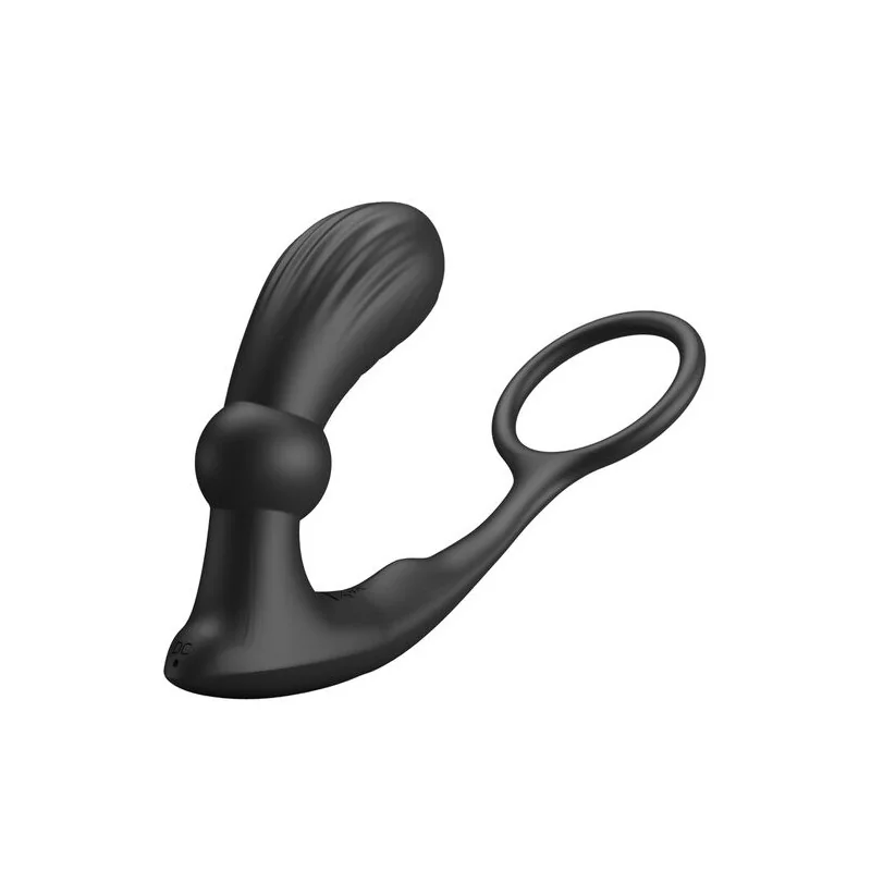 Pretty Love - Anel Anal e Vibrador Warren Black