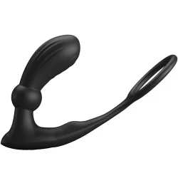 Pretty Love - Anel Anal e Vibrador Warren Black