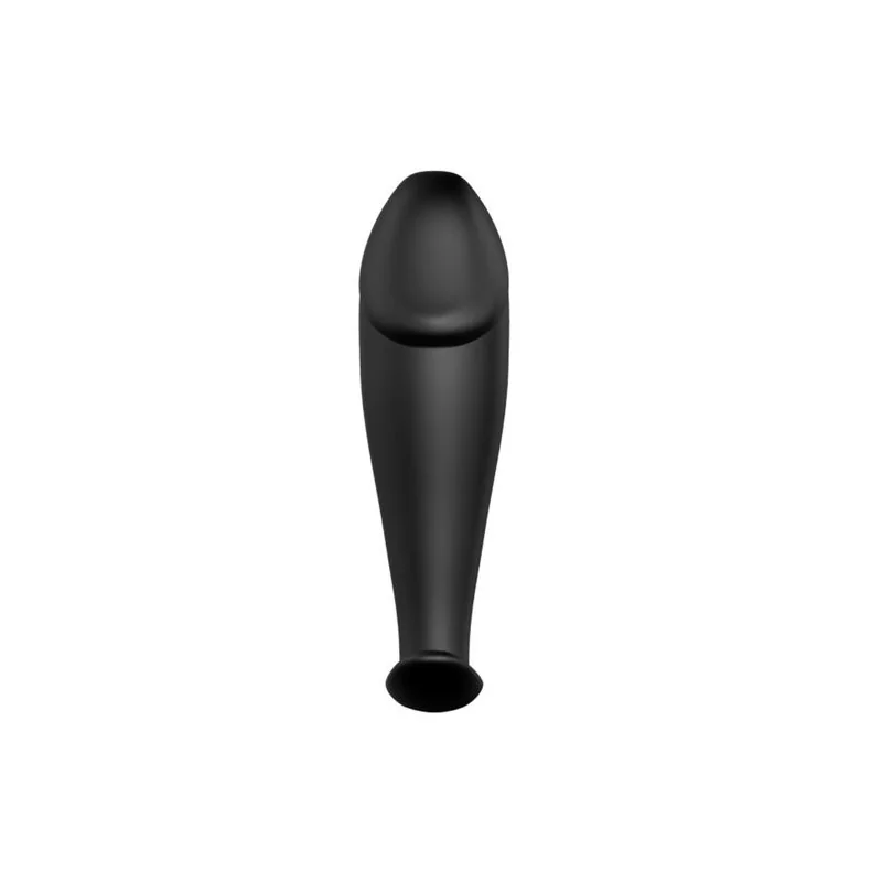 Pretty Love - Silicone Anal Plug Forma De Pênis e 12 Modos De Vibração Preto