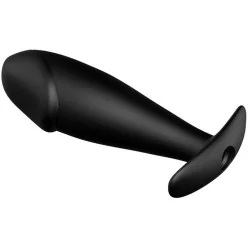 Pretty Love - Silicone Anal Plug Forma De Pênis e 12 Modos De Vibração Preto