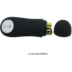 Pretty Love - Silicone Anal Plug Forma De Pênis e 12 Modos De Vibração Preto