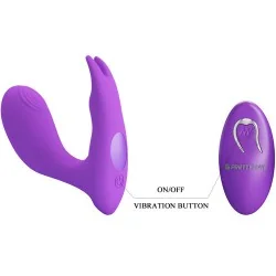 Pretty Love - Controle Remoto De Vibração e Pulsação Idabelle Violeta