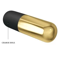 Pretty Love - Vibrador Bala Recarregável DouradoPretty Love - Vibrador Bala Recarregável Dourado