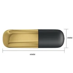 Pretty Love - Vibrador Bala Recarregável DouradoPretty Love - Vibrador Bala Recarregável Dourado
