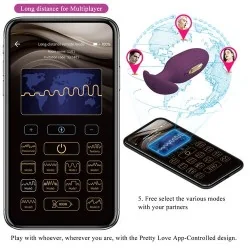 Pretty Love - Plug Anal Controlado Por Aplicativo Jefferson Roxo