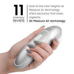 Womanizer - Pro Vibrant Clitorial Estimulador Cinza Prateado