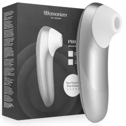 Womanizer - Pro Vibrant Clitorial Estimulador Cinza Prateado