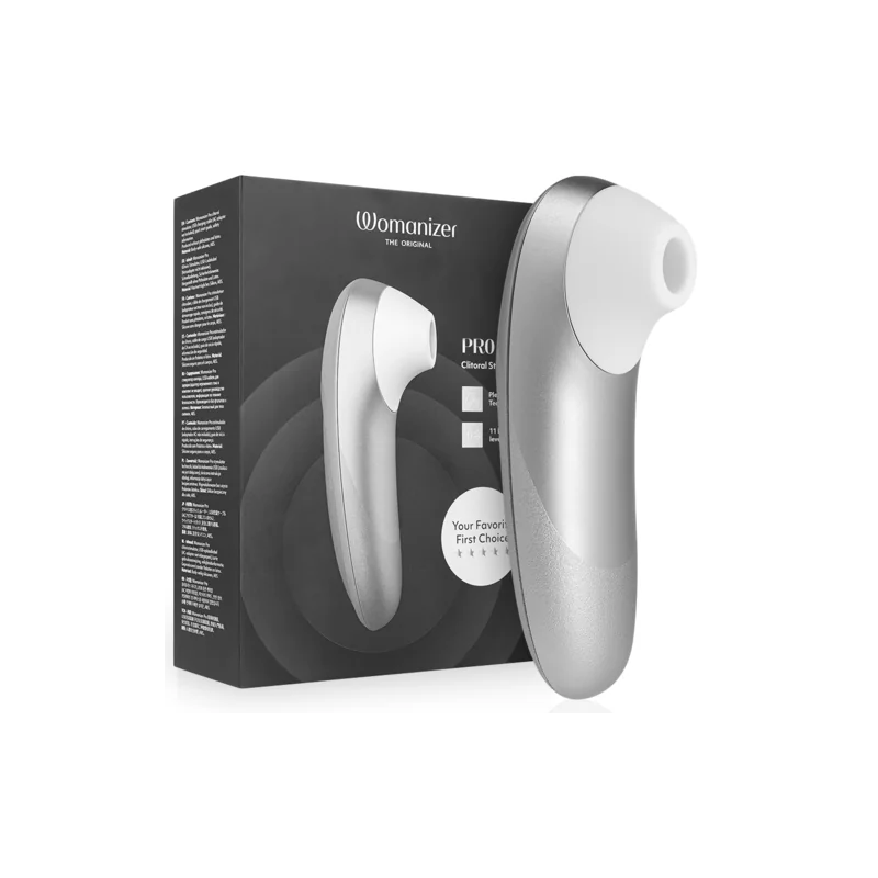 Womanizer - Pro Vibrant Clitorial Estimulador Cinza Prateado