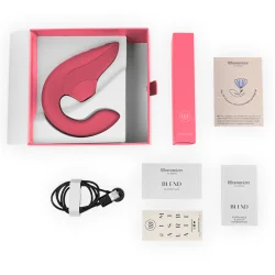 Womanizer- Vibrador Estimulador Blend Rabbit Rosa Vibrante