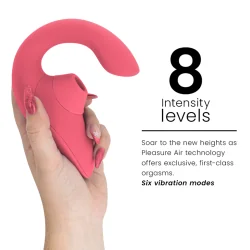 Womanizer- Vibrador Estimulador Blend Rabbit Rosa Vibrante