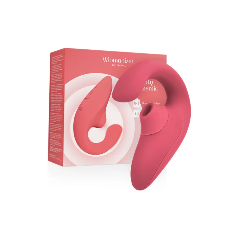Womanizer- Vibrador Estimulador Blend Rabbit Rosa Vibrante