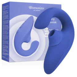 Womanizer- Vibrador Estimulador Blend Rabbit Azul Vibrante