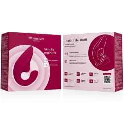 Womanizer- Vibrador Estimulador Blend Rabbit Rosa Vibrante