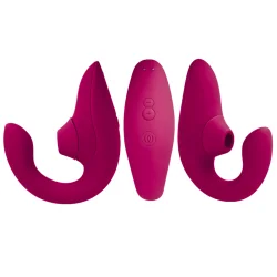 Womanizer- Vibrador Estimulador Blend Rabbit Rosa Vibrante