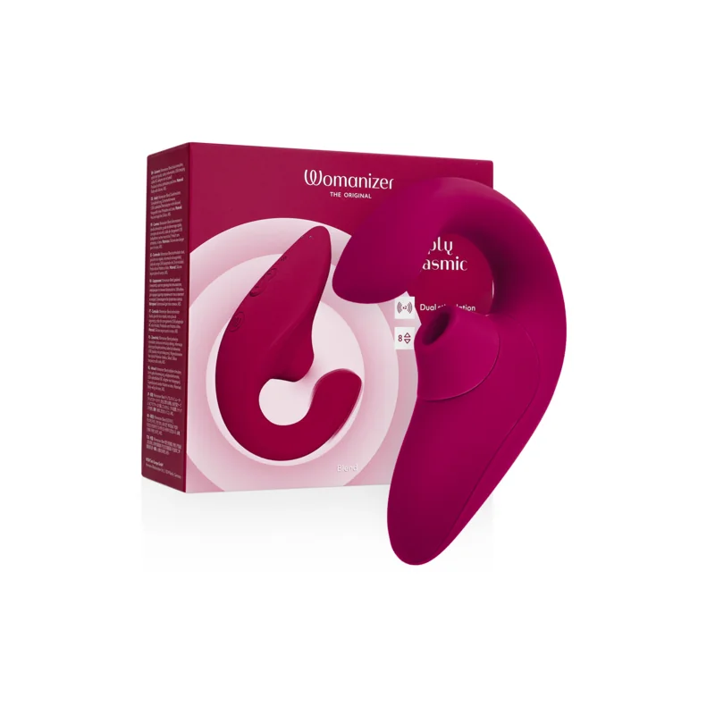 Womanizer- Vibrador Estimulador Blend Rabbit Rosa Vibrante