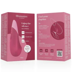 Womanizer - Vibe Vibe Vibrador Silencioso De Uso Interno Rosa Escuro