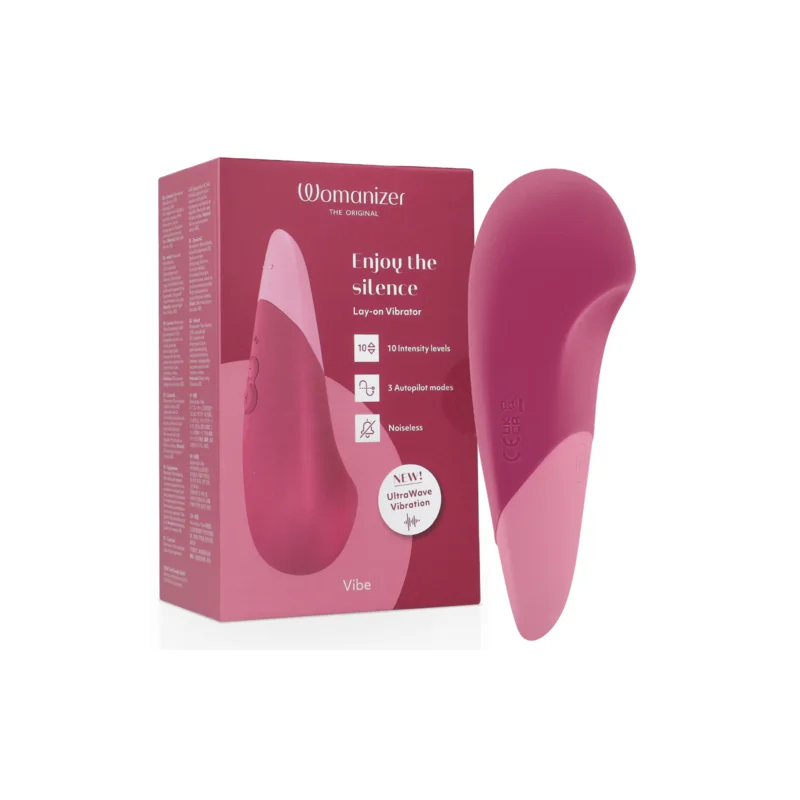 Womanizer - Vibe Vibe Vibrador Silencioso De Uso Interno Rosa Escuro