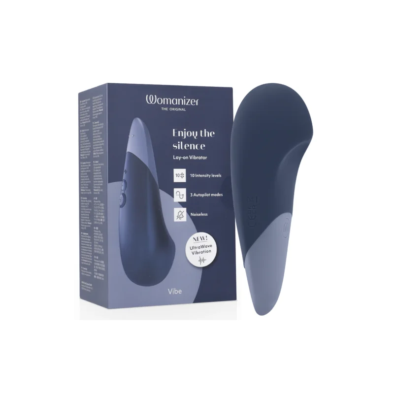 Womanizer - Vibe Vibrador Silencioso De Uso À Direta Azul Escuro
