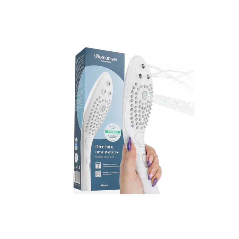 Womanizer - Chuveiro Estimulante Clitorial Wave Branco