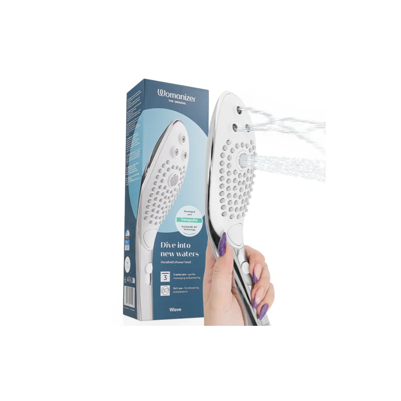 Chuveiro Estimulador Clitoriano Womanizer - Wave, Cromado