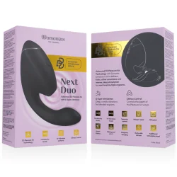 Womanizer - Duo Next Estimulador Duplo De Clitor E Ponto G Negro