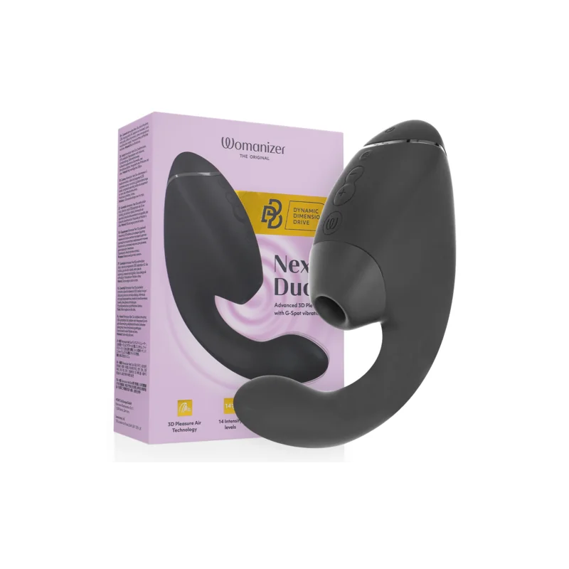 Womanizer - Duo Next Estimulador Duplo De Clitor E Ponto G Negro